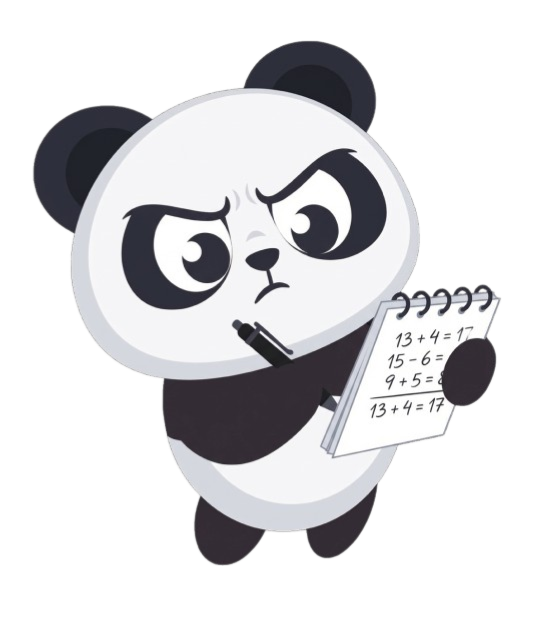 Панда со сканером