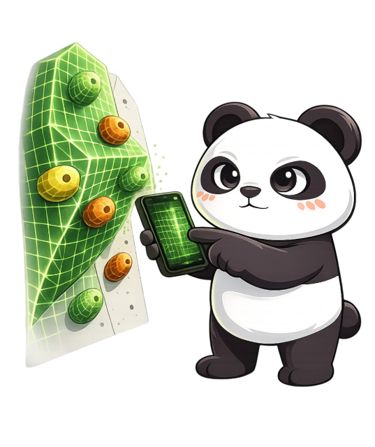 Панда со сканером